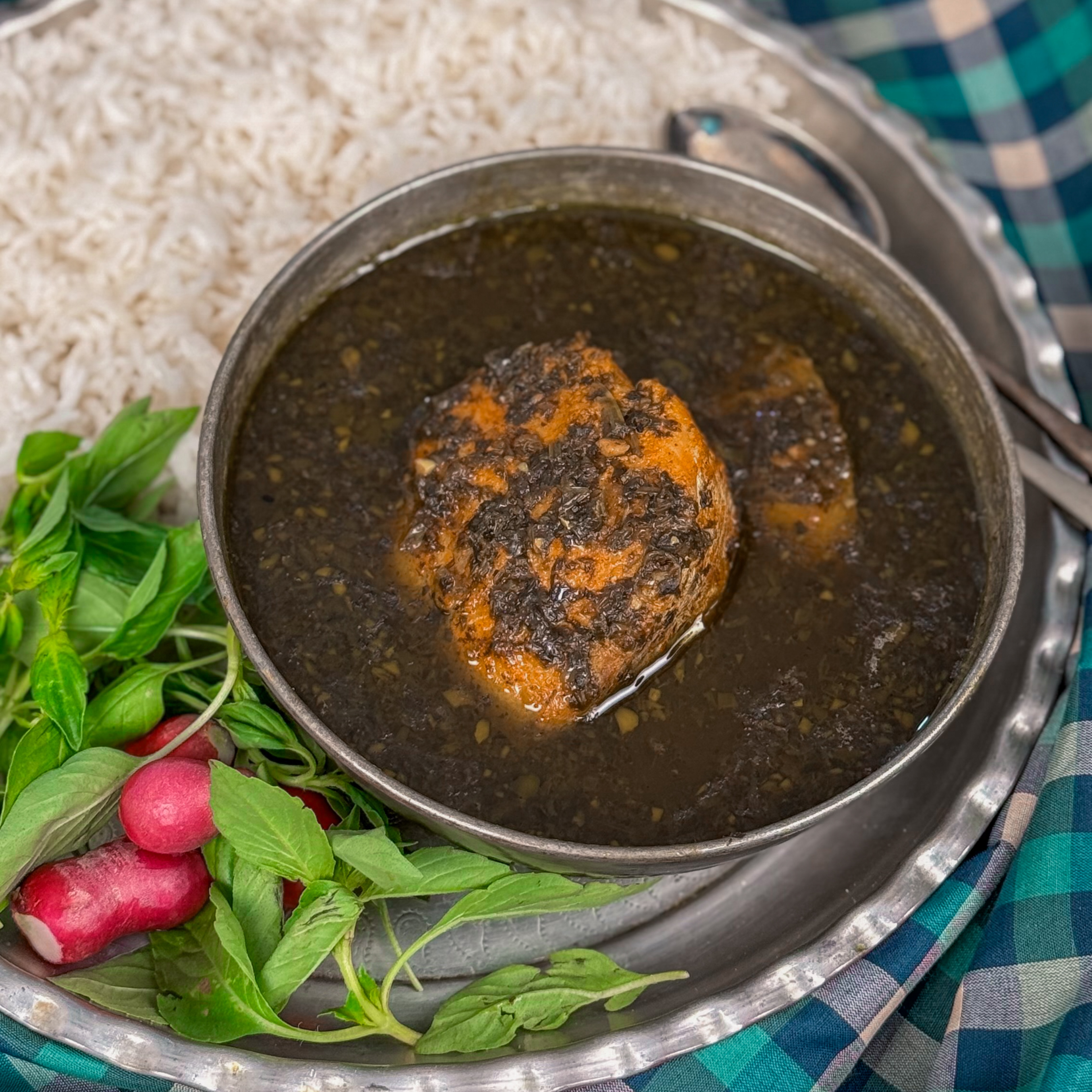 قلیه ماهی با سکن